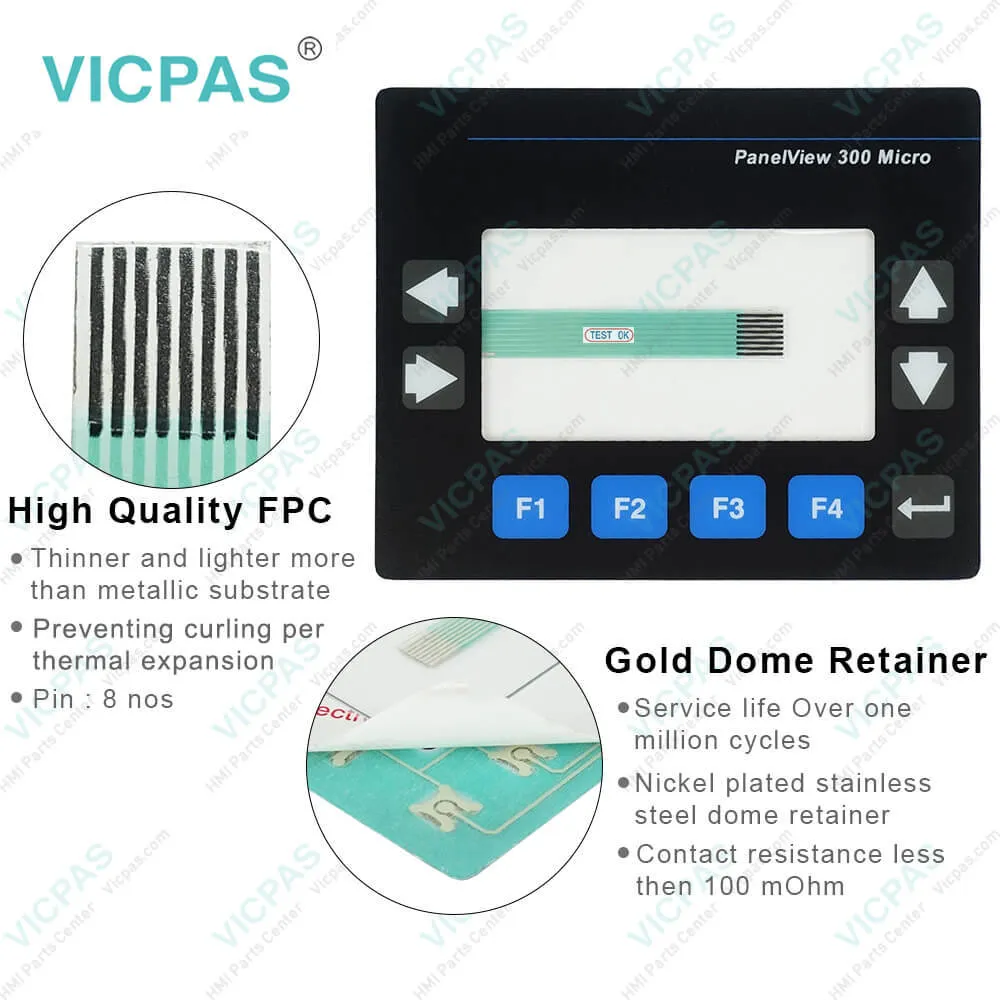 2711-M3A19L1 PanelView 300 Membrane Keyboard Keypad