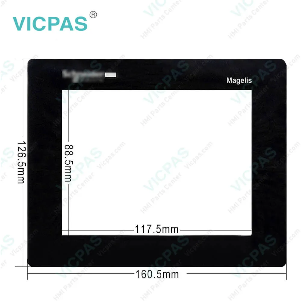 HMISTU855S HMI Front Overlay Touch Digiziter Glass