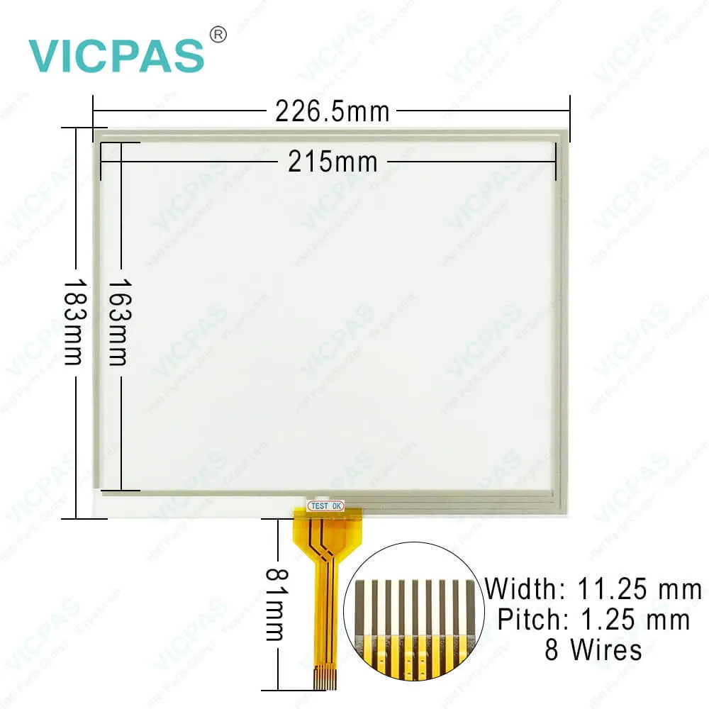 PP345 3BSC690104R2 Touchscreen Panel Replacement