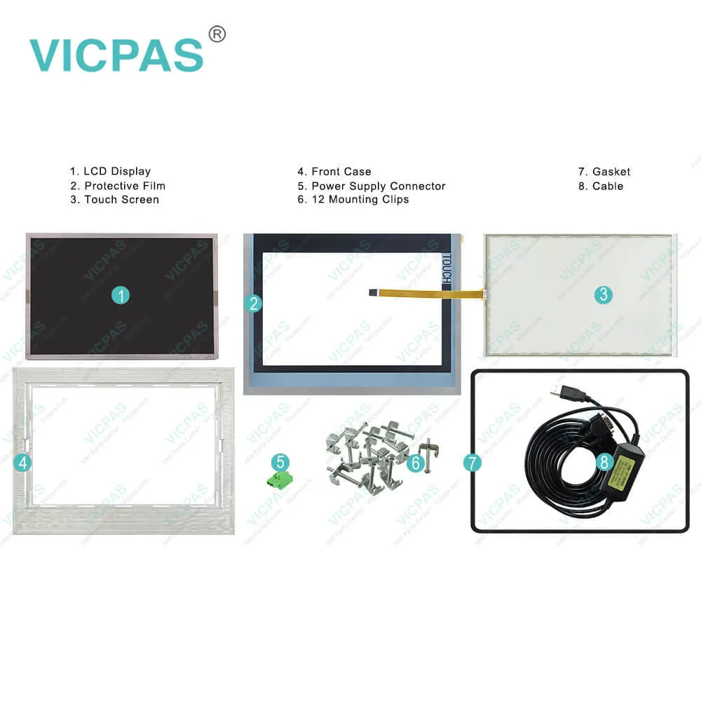 6AG1124-0QC13-2AX0 TP1500 Comfort Outdoor HMI Panel Glass Overlay
