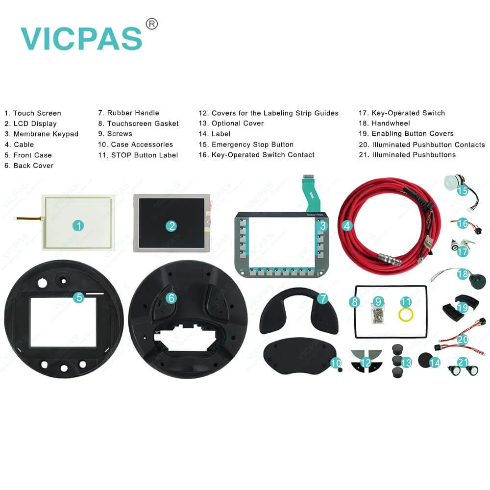 6AV6645-0CC01-0AX0 Siemens Touchscreen Membrane Keyboard