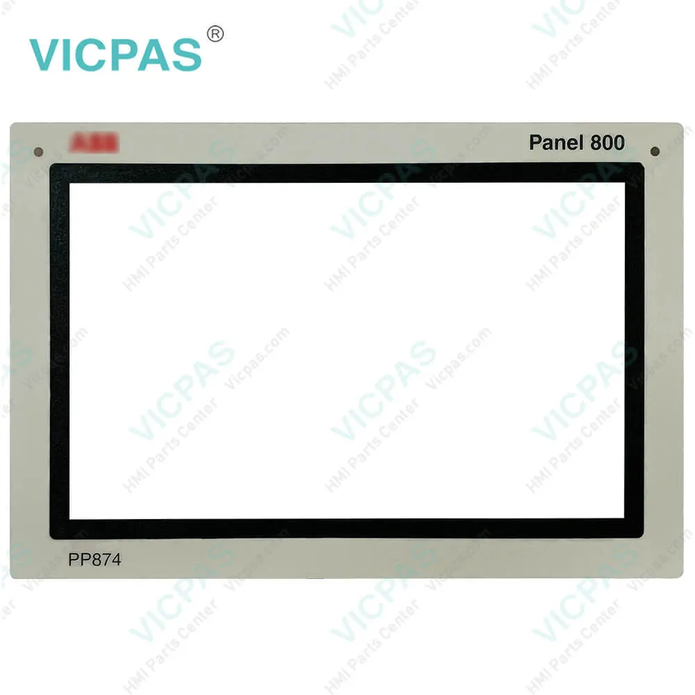 PP874 3BSE069271R1 7'' Glass Panel Front Overlay Repair