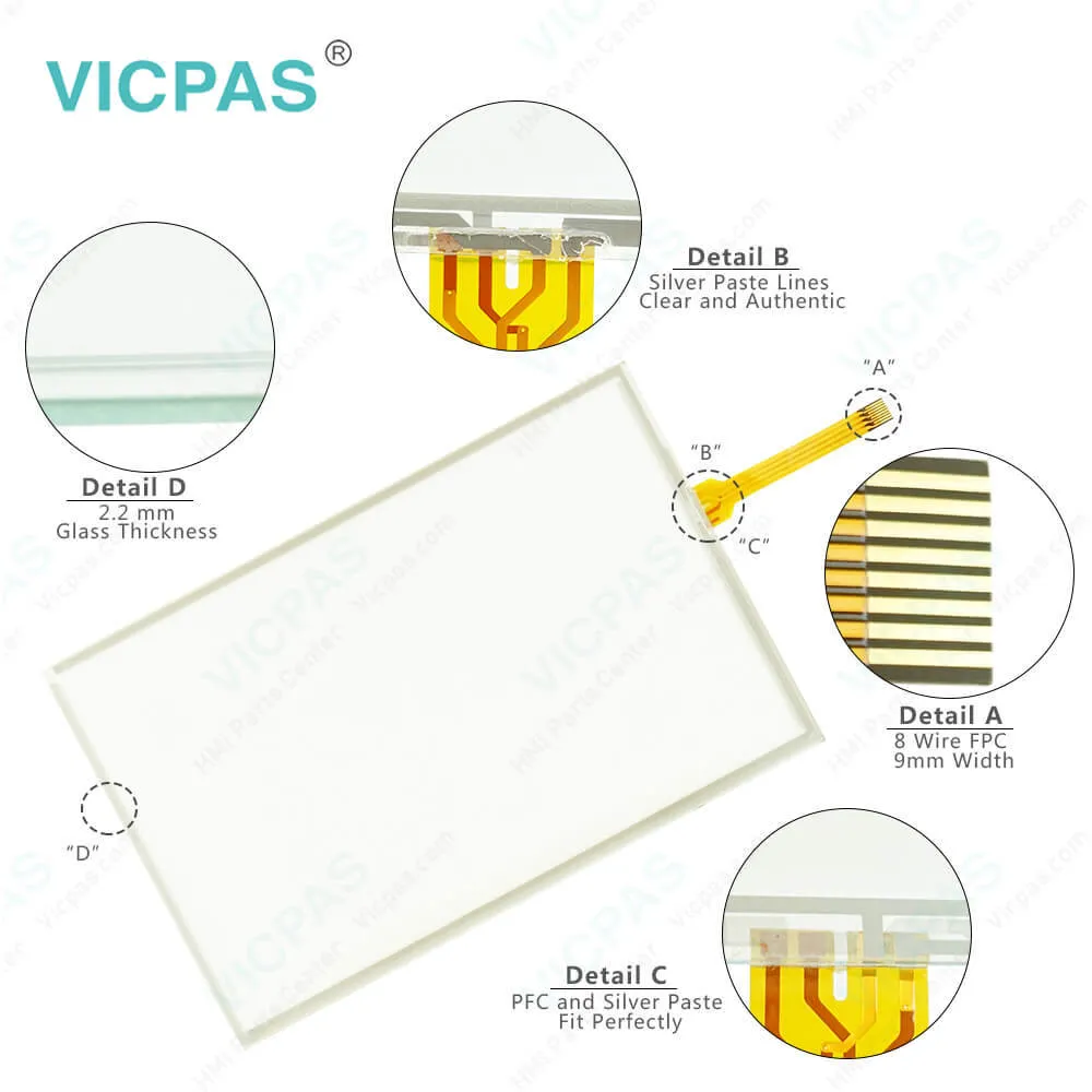 Pro-face SP-5500WA PFXSP5500WAD Front Overlay Panel Glass