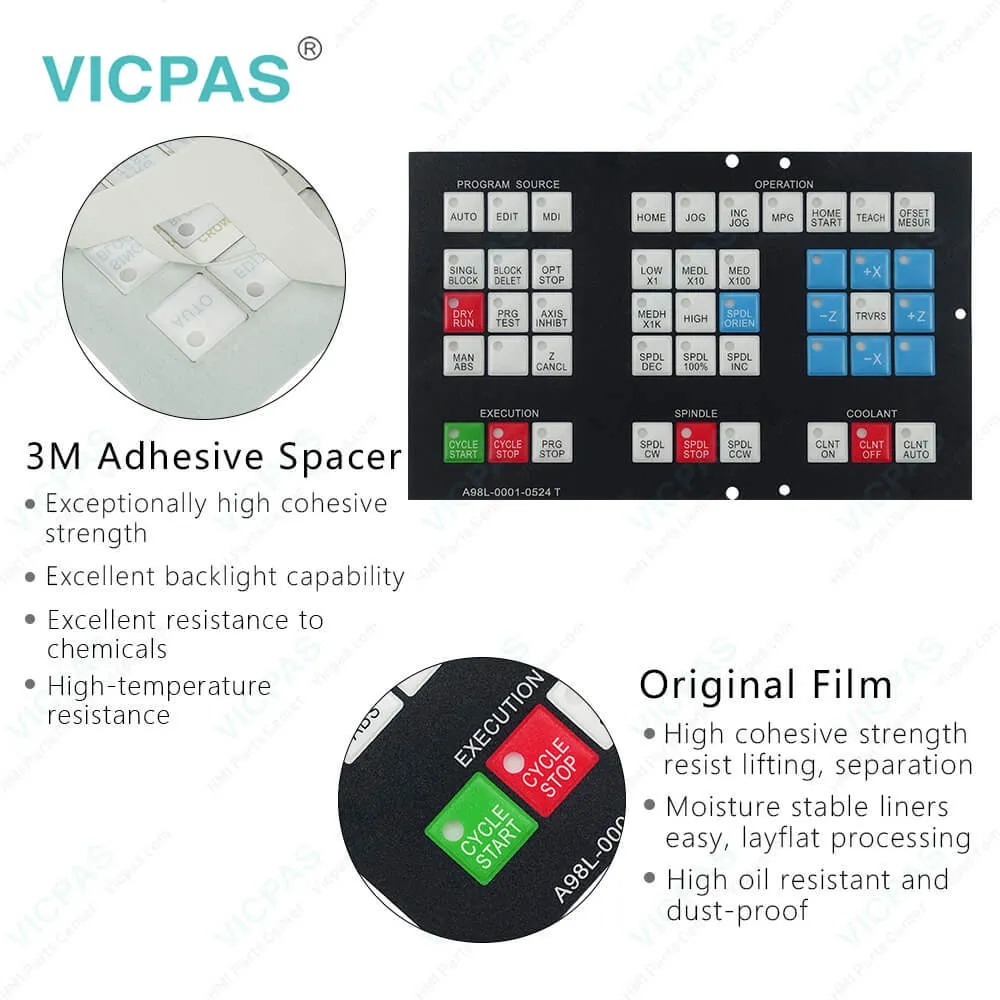 A98L-0001-0524#T A98L-0001-0524 T A98L-0001-0524 #T Membrane Keypad Switch