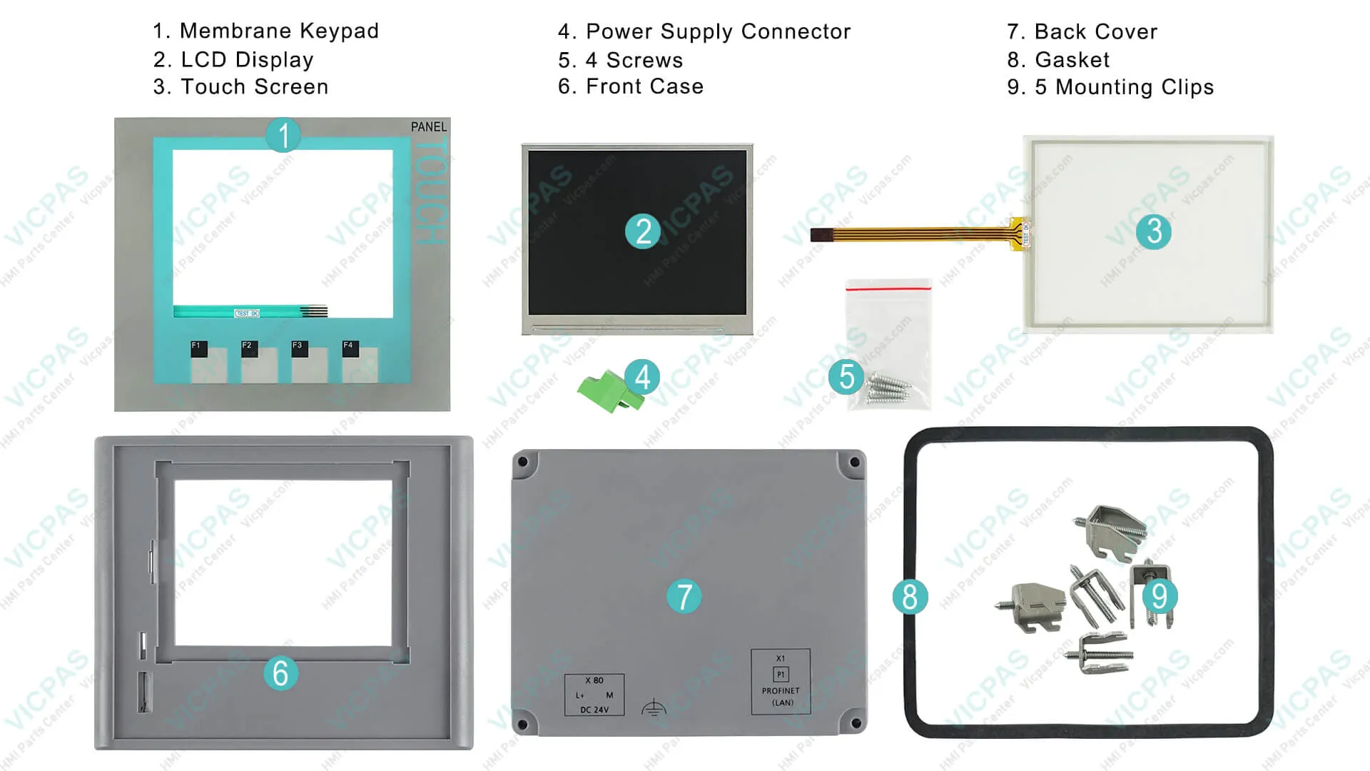 Siemens KTP400 Basic Mono Repair Parts | KernfixS