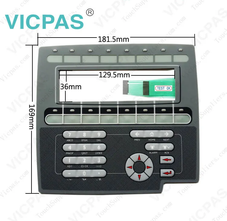 Beijer EXTER K30m 602220102 Monochrome Membrane Switch