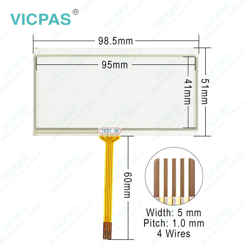 Panasonic GT02 AIG02GQ04D Front Overlay Touch Screen