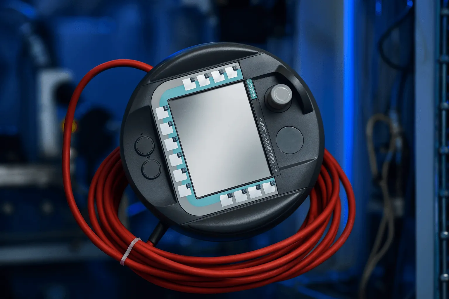 Siemens Mobile Panel 177 handheld HMI device in a typical industrial handheld configuration